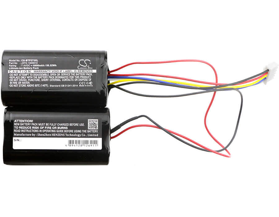 7.4V, Li-ion, 6800mAh, Speaker battery fits Beats, J273, Pill Xl, 50.32Wh Speaker Cameron Sino Technology Limited