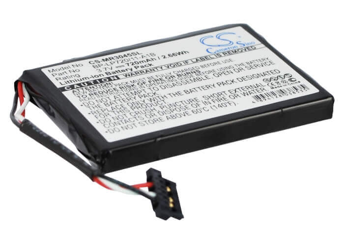 3.7V, Li-ion, 720mAh, batterie GPS compatible avec Becker, Magellan, Active 43 Talk, Active 43 Traffic, 2.66Wh GPS, Navigator Cameron Sino Technology Limited
