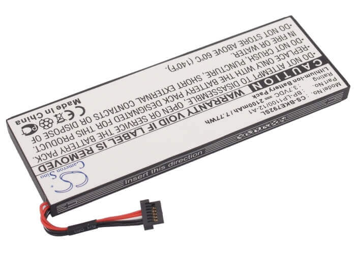 3.7V, Li-ion, 2100mAh, batterie GPS compatible avec Becker, Bp-lp1100/12-a1, Be7928, Traffic Assist 7928, 7.77Wh GPS, Navigator Cameron Sino Technology Limited