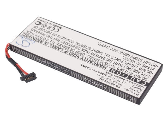 3.7V, Li-ion, 2400mAh, batterie GPS compatible avec Becker, Bp-lp1100/12-a1, Be7928, Traffic Assist 7928, 8.88Wh GPS, Navigator Cameron Sino Technology Limited