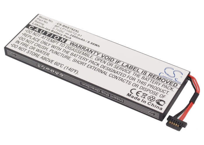 3.7V, Li-ion, 2400mAh, batterie GPS compatible avec Becker, Bp-lp1100/12-a1, Be7928, Traffic Assist 7928, 8.88Wh GPS, Navigator Cameron Sino Technology Limited