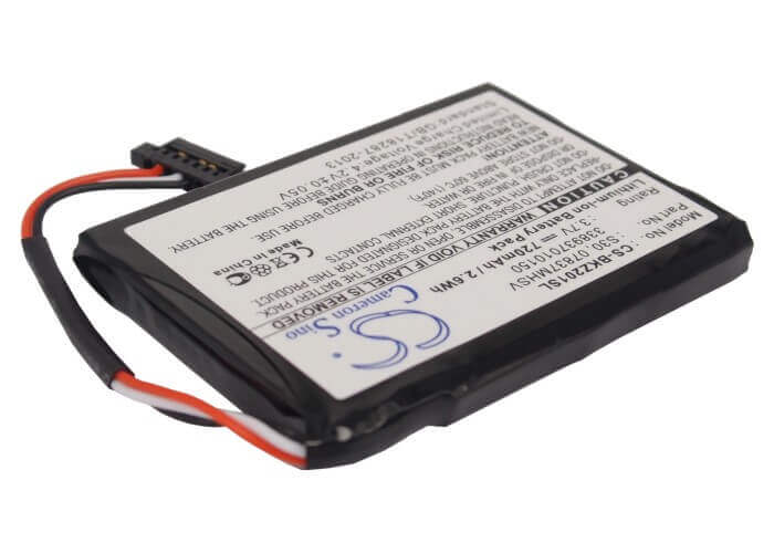 3,7V, Li-ion, 720mAh, batterie GPS compatible Becker, 07837mhsv, Ready 50, Traffic Assist Pro Z250 Ferrar, 2,66Wh GPS, Navigator Cameron Sino Technology Limited