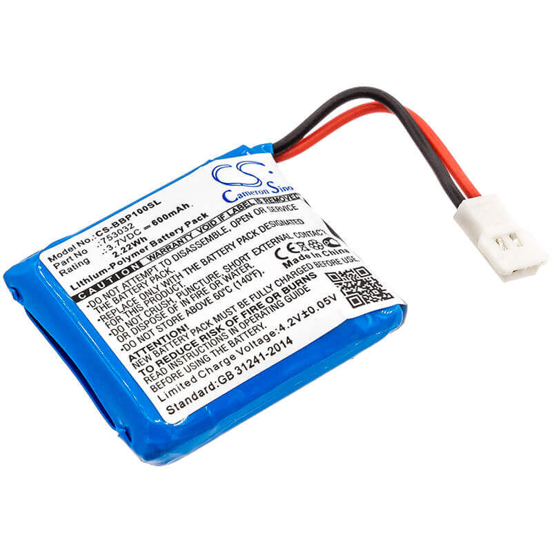 3.7V, Li-Polymer, 600mAh, Robot battery fits Bee-bot, 753032, Floor Robot, Programmable Children's Toy, 2.22Wh Robot Cameron Sino Technology Limited