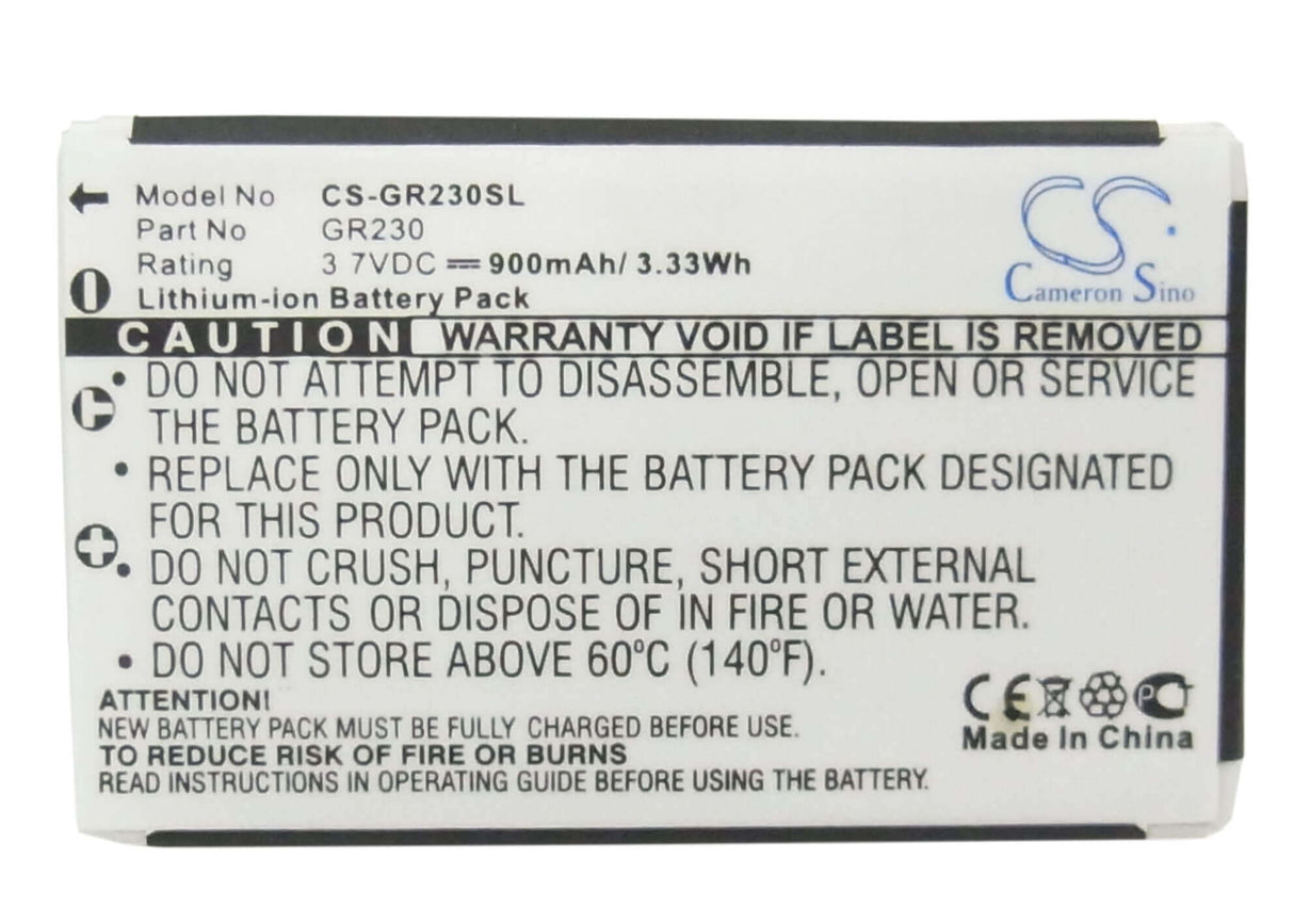 3,7V, Li-ion, 900mAh, batterie GPS compatible avec Socketmobile, Holux, Belkin, 300-203712001, Récepteur GPS Bluetooth, 3,33Wh GPS, Navigateur Cameron Sino Technology Limited
