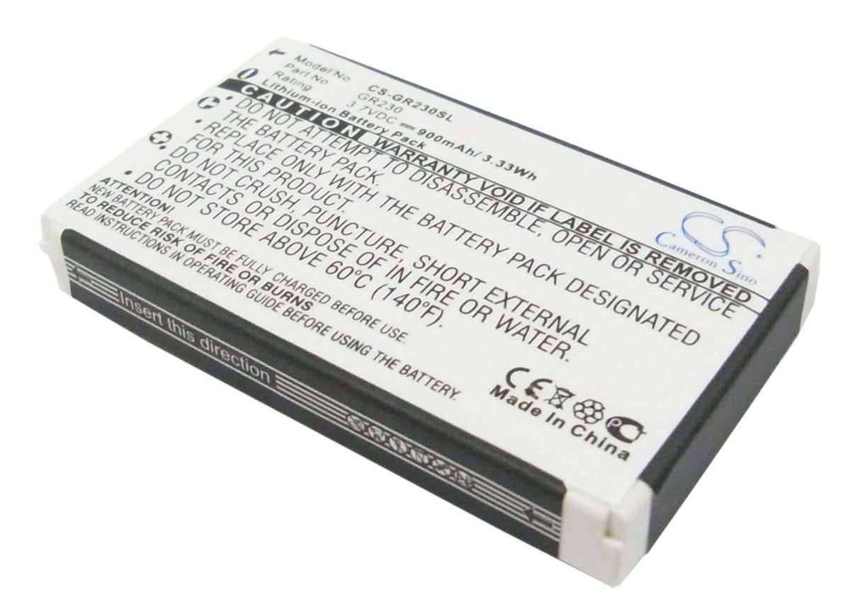 3,7V, Li-ion, 900mAh, batterie GPS compatible avec Socketmobile, Holux, Belkin, 300-203712001, Récepteur GPS Bluetooth, 3,33Wh GPS, Navigateur Cameron Sino Technology Limited