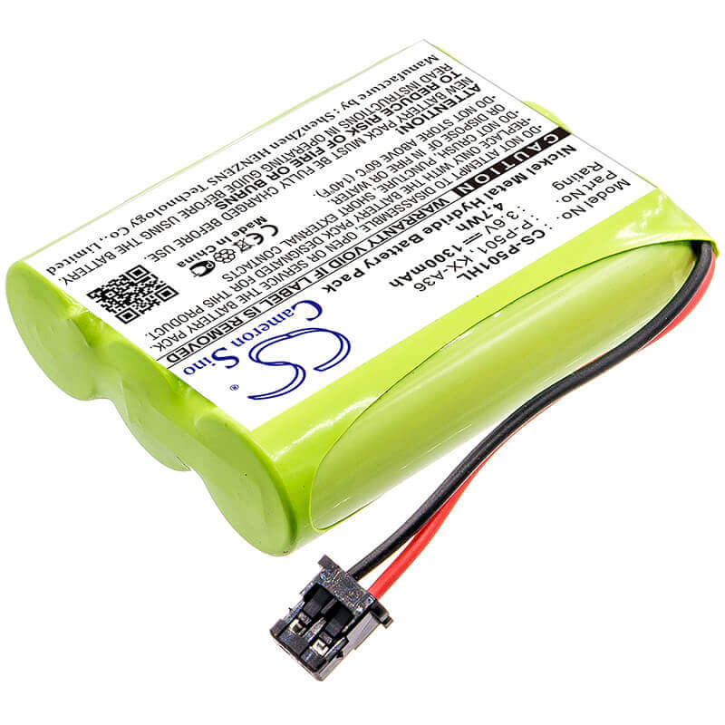 3.6V, Ni-MH, 1300mAh, batterie de téléphone sans fil compatible avec Panasonic, Radio Shack, Toshiba, Aax3, 24032x, 401, 4.68Wh Téléphone sans fil Cameron Sino Technology Limited (Téléphone sans fil)