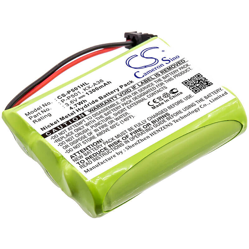 3.6V, Ni-MH, 1300mAh, batterie de téléphone sans fil compatible avec Panasonic, Radio Shack, Toshiba, Aax3, 24032x, 401, 4.68Wh Téléphone sans fil Cameron Sino Technology Limited (Téléphone sans fil)