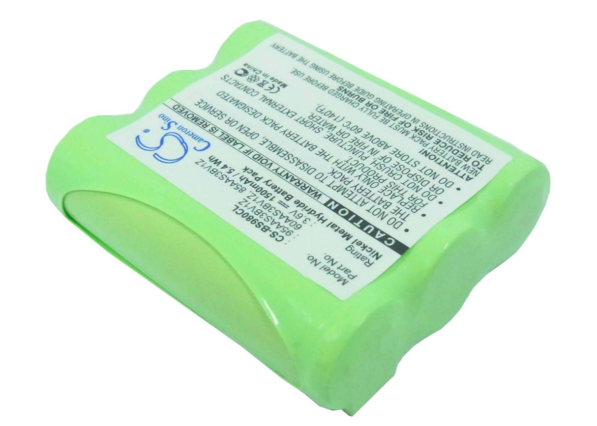 3,6V, Ni-MH, 1500mAh, batterie de téléphone sans fil compatible avec Sbc, Verizon, Bell South, Cidco, Gp, 60aas3bv1z, D-271, D-936, 5,4Wh Téléphone sans fil Cameron Sino Technology Limited (Téléphone sans fil)