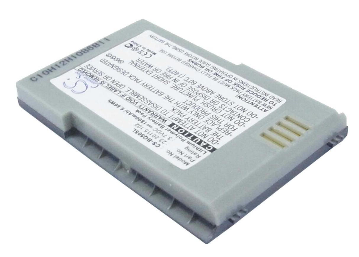 3.7V, Li-Polymer, 1800mAh, SmartPhone battery fits Benq, Benq-siemens, 23.20115.102, P50, 6.66Wh Mobile, SmartPhone Cameron Sino Technology Limited (Smartphone)