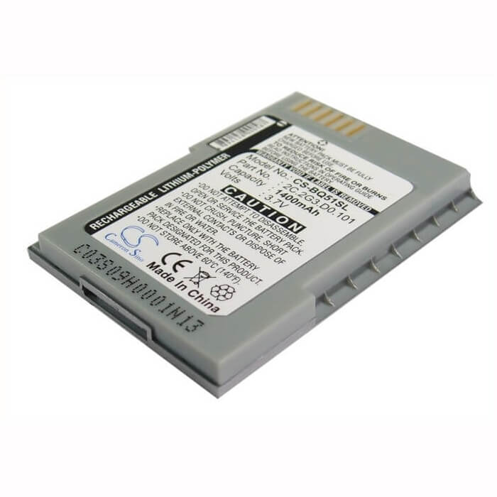 3.7V, Li-Polymer, 1400mAh, SmartPhone battery fits Benq-siemens, Benq, 2c.2g3.d0.101, P51, 5.18Wh Mobile, SmartPhone Cameron Sino Technology Limited (Smartphone)