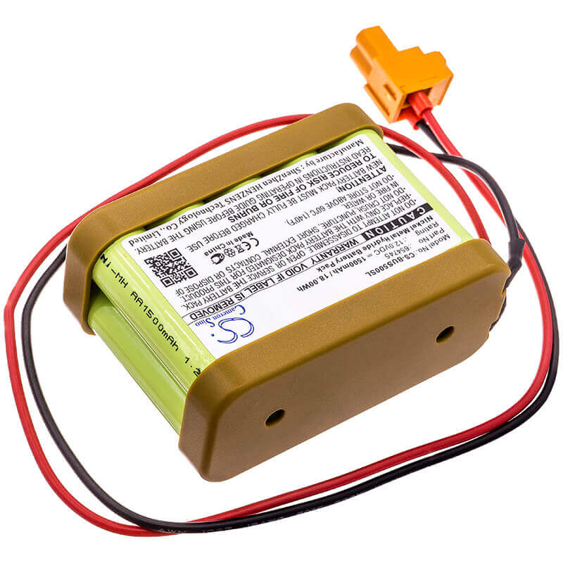 12,0V, Ni-MH, 1500mAh, Batterie de serrure de porte compatible avec Besam, 120589, Appareils suivants Psmb-5, 18Wh Serrure de porte Cameron Sino Technology Limited
