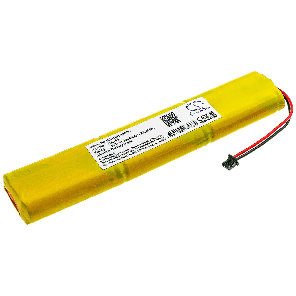 9.0V, Alcaline, 2600mAh, Batterie de serrure de porte compatible avec Best, 100178, Access Systems 11pdbb, Access Systems 30hz, 23.4Wh Serrure de porte Cameron Sino Technology Limited