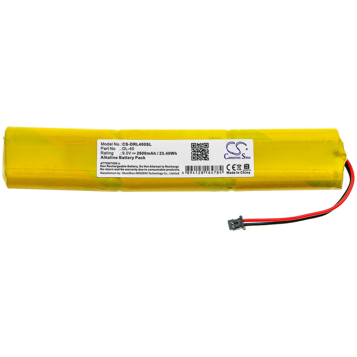 9.0V, Alcaline, 2600mAh, Batterie de serrure de porte compatible avec Best, 100178, Access Systems 11pdbb, Access Systems 30hz, 23.4Wh Serrure de porte Cameron Sino Technology Limited
