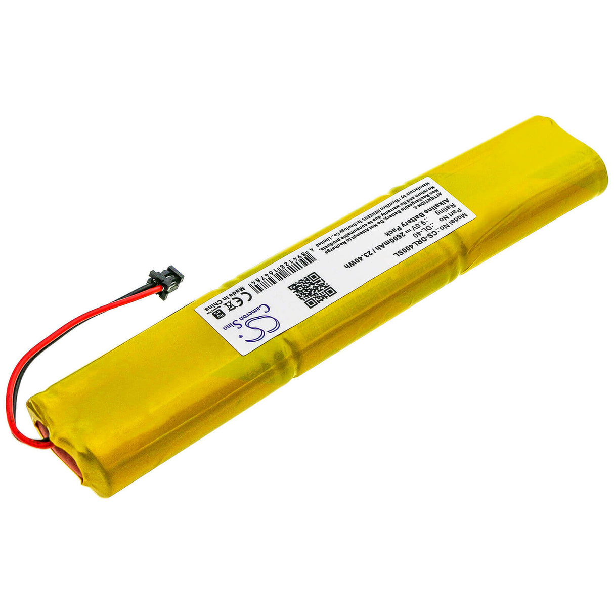 9.0V, Alcaline, 2600mAh, Batterie de serrure de porte compatible avec Best, 100178, Access Systems 11pdbb, Access Systems 30hz, 23.4Wh Serrure de porte Cameron Sino Technology Limited