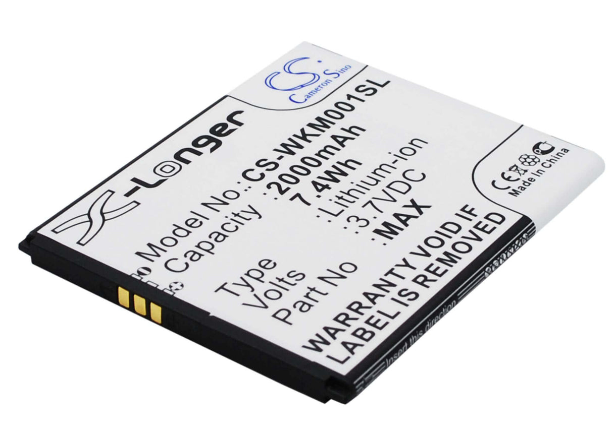 3,7V, Li-ion, 2000mAh, batterie de smartphone compatible avec Explay, Biackphone, Wiko, L5503ae, Bp1, 7,4Wh Mobile, Smartphone Cameron Sino Technology Limited (Smartphone)