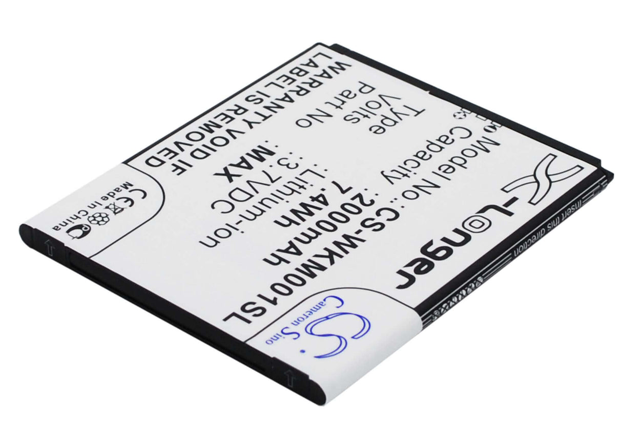 3,7V, Li-ion, 2000mAh, batterie de smartphone compatible avec Explay, Biackphone, Wiko, L5503ae, Bp1, 7,4Wh Mobile, Smartphone Cameron Sino Technology Limited (Smartphone)
