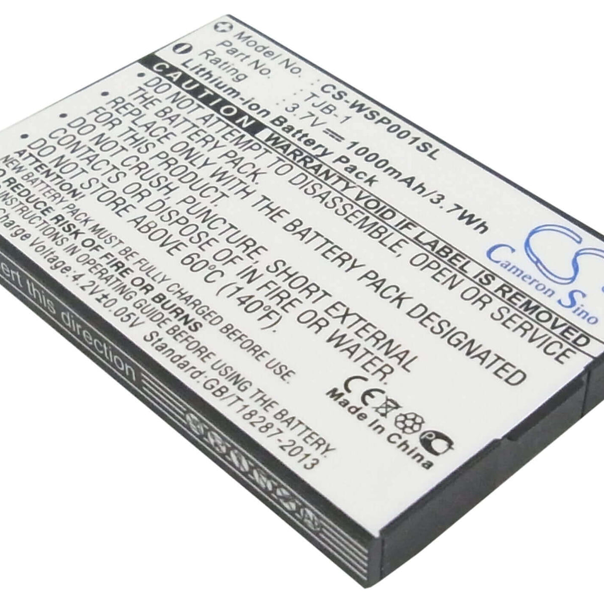 Batterie Li-Ion pour Swissvoice MP01 (remplace TJB-1