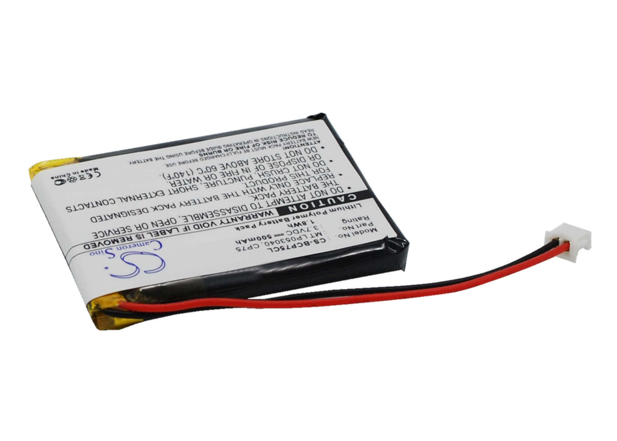 3.7V, Li-Polymer, 500mAh, Cordless Phone battery fits Uniross, Binatone, Idect, Cp75, Idect X2i, Idect X2i Single, 1.85Wh Cordless Phone Cameron Sino Technology Limited (Cordless Phone)