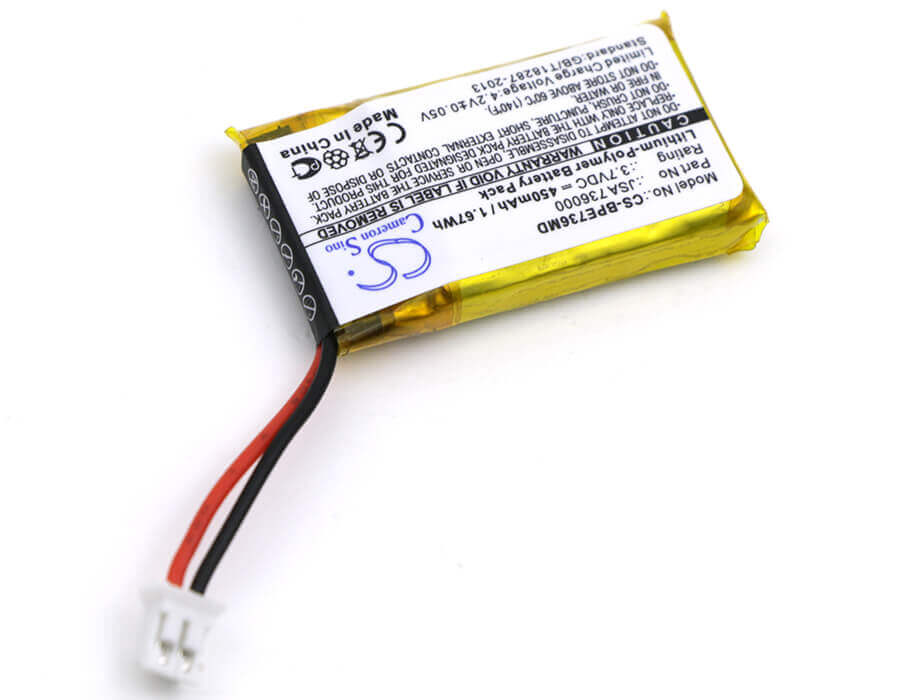 3.7V, Li-Polymer, 450mAh, batterie médicale adaptée à Biohit, Sa 736000, Pipettes multicanaux, Picus, 1.67Wh Medical Cameron Sino Technology Limited (Médical)