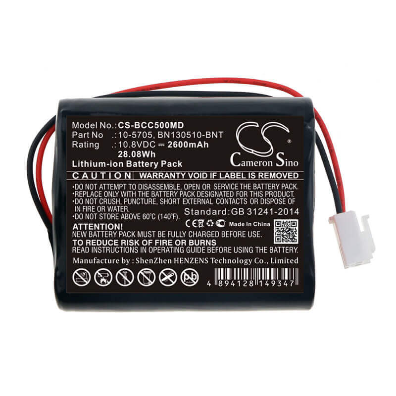 Batterie médicale pour Bionet, Compact 5, Compact 7, Medicaleconet 10.8v, 2600mah - 28.08wh Médical Cameron Sino Technology Limited (Médical)