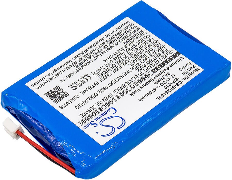 7.4V, Li-Polymer, 4700mAh, Equipment battery fits Bk Precision, Bp5210, 2510, 2510 Oscilloscopes, 34.78Wh Equipment, Survey, Test Cameron Sino Technology Limited