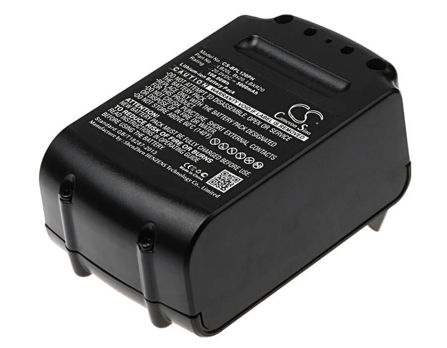 Batterie d'outils électriques pour Black & Decker, Asl186k, Asl188k, Bdc120va100 20v, 5000mah - 100.00wh Outils électriques Cameron Sino Technology Limited (Produits dangereux)