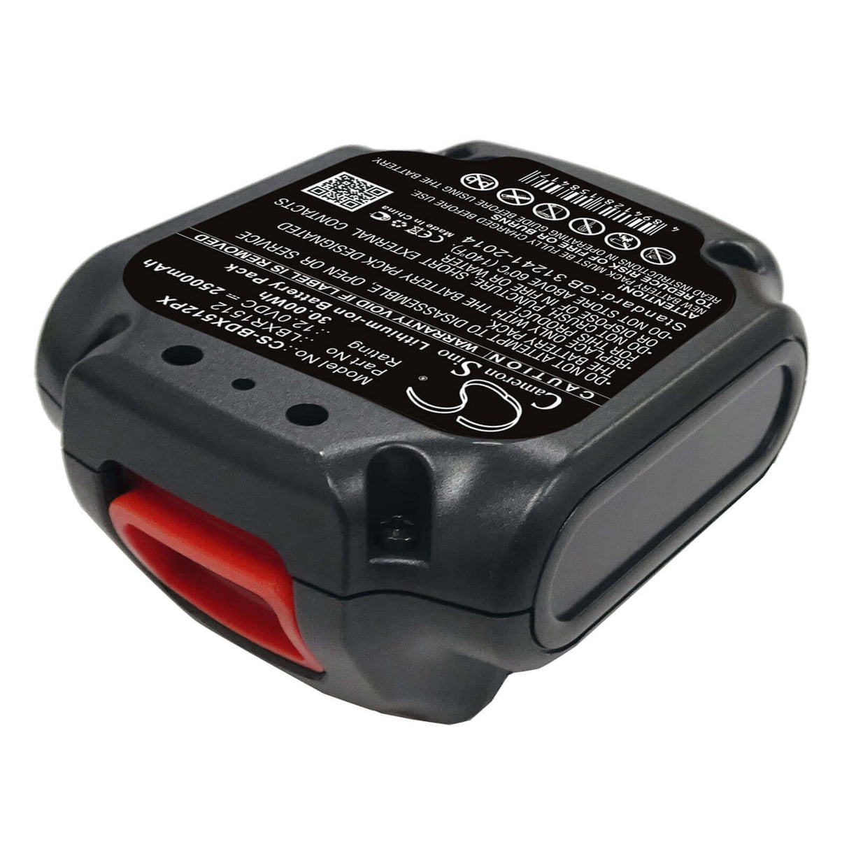 12.0V, Li-ion, 2500mAh, batterie pour outils électriques compatible avec Black & Decker, Lbxr1512, Bdcd112, Bdcd12, 30Wh Outils électriques Cameron Sino Technology Limited (Outils électriques)