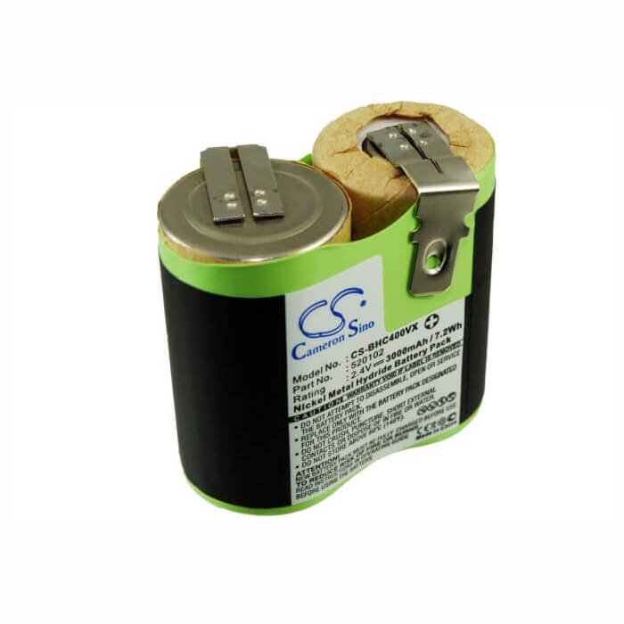 2.4V, Ni-MH, 3000mAh, Vacuum battery fits Black & Decker, Classic Hc 410e, Classic Hc400, Classic Hc410, 7.20Wh Vacuum Cameron Sino Technology Limited