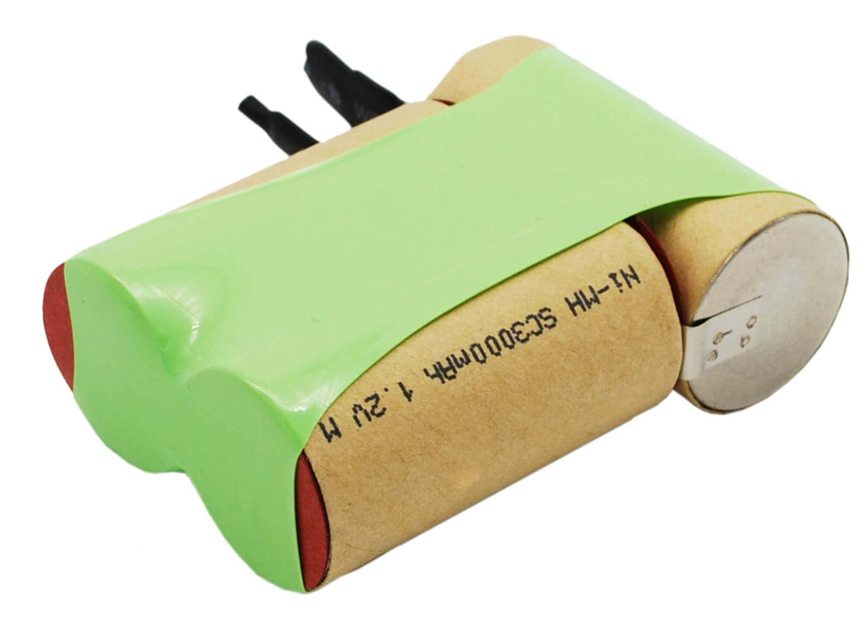 3.6V, Ni-MH, 3000mAh, Vacuum battery fits Black & Decker, V3600, V3603, V3610, 10.80Wh Vacuum Cameron Sino Technology Limited