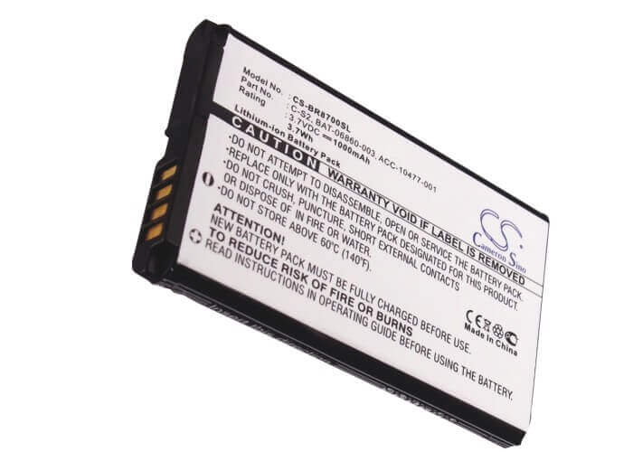 Battery For Blackberry 8700, 8700c, 8700f 3.7v, 1000mah - 3.70wh Batteries for Electronics Cameron Sino Technology Limited (Suspended)