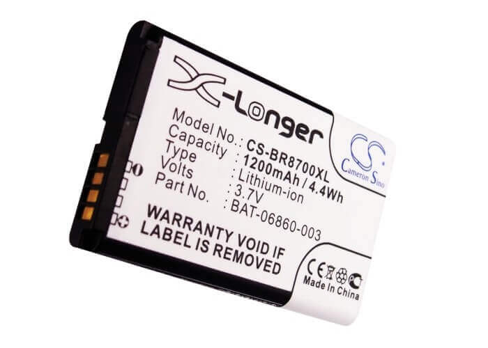 Battery For Blackberry 8700, 8700c, 8700f 3.7v, 1200mah - 4.44wh Batteries for Electronics Cameron Sino Technology Limited (Suspended)