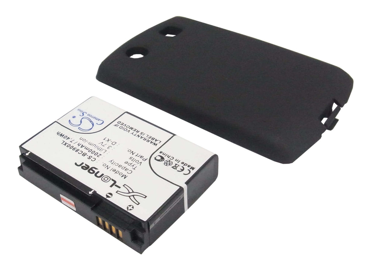 Battery For Blackberry 8900, Curve 8900 3.7v, 2000mah - 7.40wh Batteries for Electronics Cameron Sino Technology Limited (Suspended)