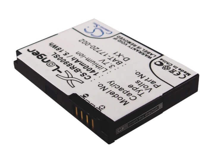 3.7V, Li-ion, 1400mAh, SmartPhone battery fits Blackberry, Bat-17720-002, 8900, 8900 Curve, 5.18Wh Mobile, SmartPhone Cameron Sino Technology Limited (Smartphone)