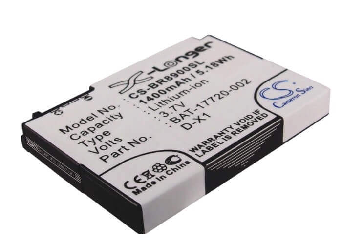 3.7V, Li-ion, 1400mAh, SmartPhone battery fits Blackberry, Bat-17720-002, 8900, 8900 Curve, 5.18Wh Mobile, SmartPhone Cameron Sino Technology Limited (Smartphone)