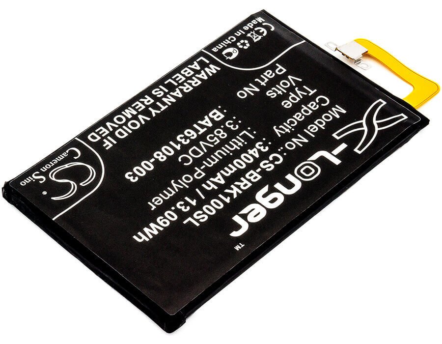 3.85V, Li-Polymer, 3400mAh, SmartPhone battery fits Blackberry, Bat-63108-003, Bbb100-1, Bbb100-1 Td-lte, 13.09Wh Mobile, SmartPhone Cameron Sino Technology Limited (Smartphone)