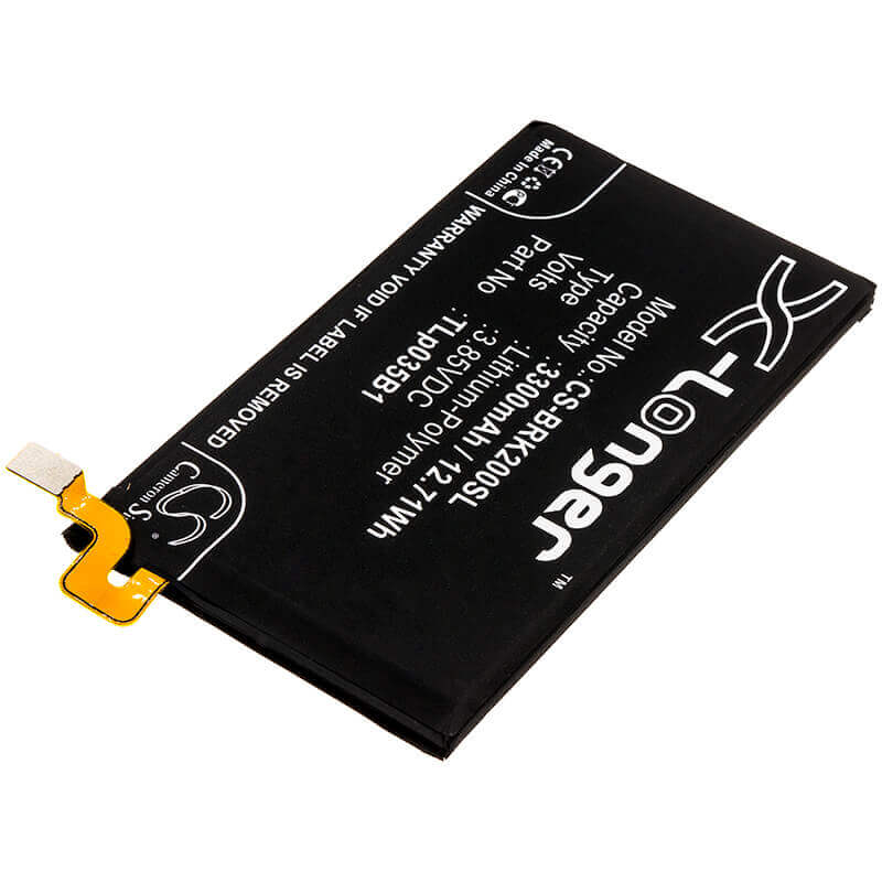 3.85V, Li-Polymer, 3300mAh, SmartPhone battery fits Blackberry, Tlp035b1, Bbf100-1, Bbf100-2, 12.71Wh Mobile, SmartPhone Cameron Sino Technology Limited (Smartphone)