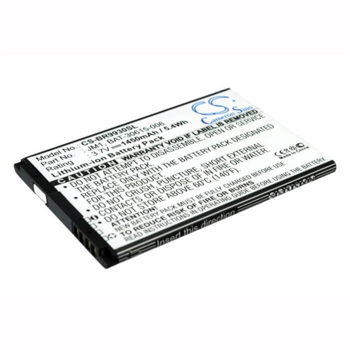 Battery For Blackberry, Bold 9900, Bold 9930, Bold Touch 9900 3.7v, 1450mah - 5.4wh Batteries for Electronics Cameron Sino Technology Limited (Suspended)