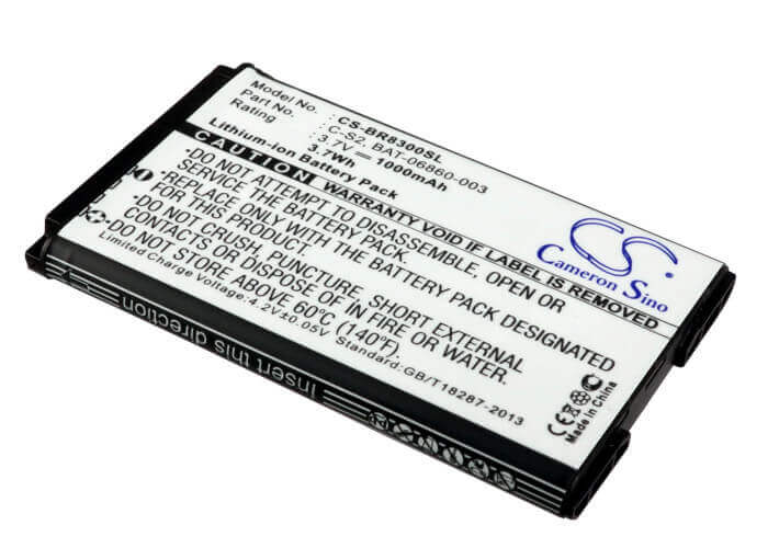 Battery For Blackberry Curve 8300, Curve 8310, Curve 8320 3.7v, 1000mah - 3.70wh Batteries for Electronics Cameron Sino Technology Limited (Suspended)