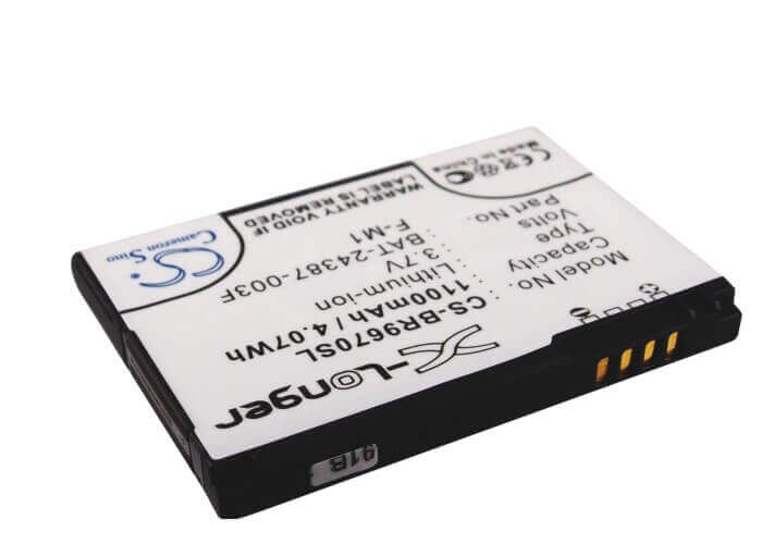 3.7V, Li-ion, 1100mAh, Mobile, SmartPhone battery fits Blackberry, 30130001rm, 9670, Oxford, 4.07Wh Mobile, SmartPhone Cameron Sino Technology Limited (Smartphone)