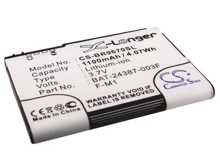 3.7V, Li-ion, 1100mAh, Mobile, SmartPhone battery fits Blackberry, 30130001rm, 9670, Oxford, 4.07Wh Mobile, SmartPhone Cameron Sino Technology Limited (Smartphone)