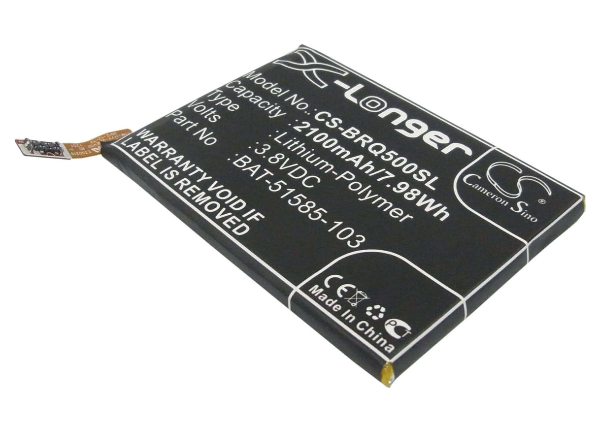 3.8V, Li-Polymer, 2100mAh, SmartPhone battery fits Blackberry, Bat-51585-003, Q5, Q5 Lte, 7.98Wh Mobile, SmartPhone Cameron Sino Technology Limited (Smartphone)