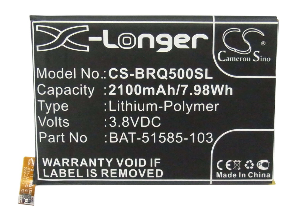 3.8V, Li-Polymer, 2100mAh, SmartPhone battery fits Blackberry, Bat-51585-003, Q5, Q5 Lte, 7.98Wh Mobile, SmartPhone Cameron Sino Technology Limited (Smartphone)