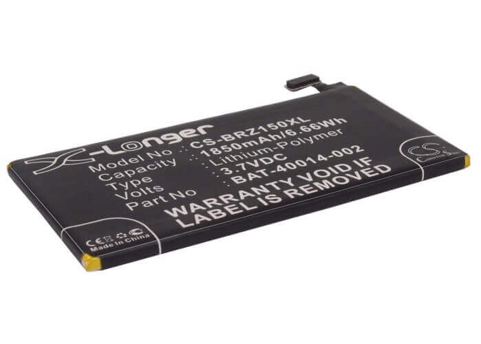 3.7V, Li-Polymer, 1850mAh, SmartPhone battery fits Blackberry, Bat-40014-002, Z15, 6.85Wh Mobile, SmartPhone Cameron Sino Technology Limited (Smartphone)