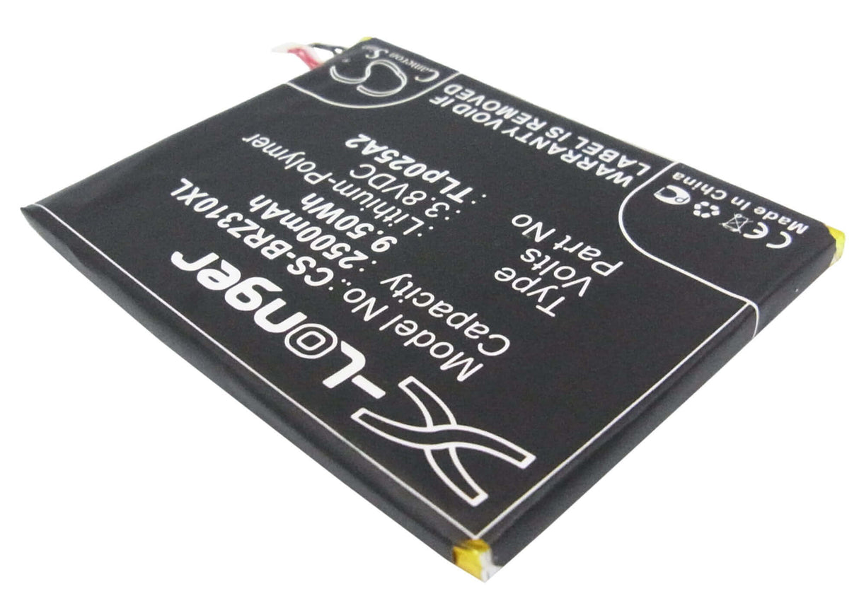 3.8V, Li-Polymer, 2500mAh, SmartPhone battery fits Blackberry, Fih435573, Stj100-1, Z3, 9.5Wh Mobile, SmartPhone Cameron Sino Technology Limited (Smartphone)