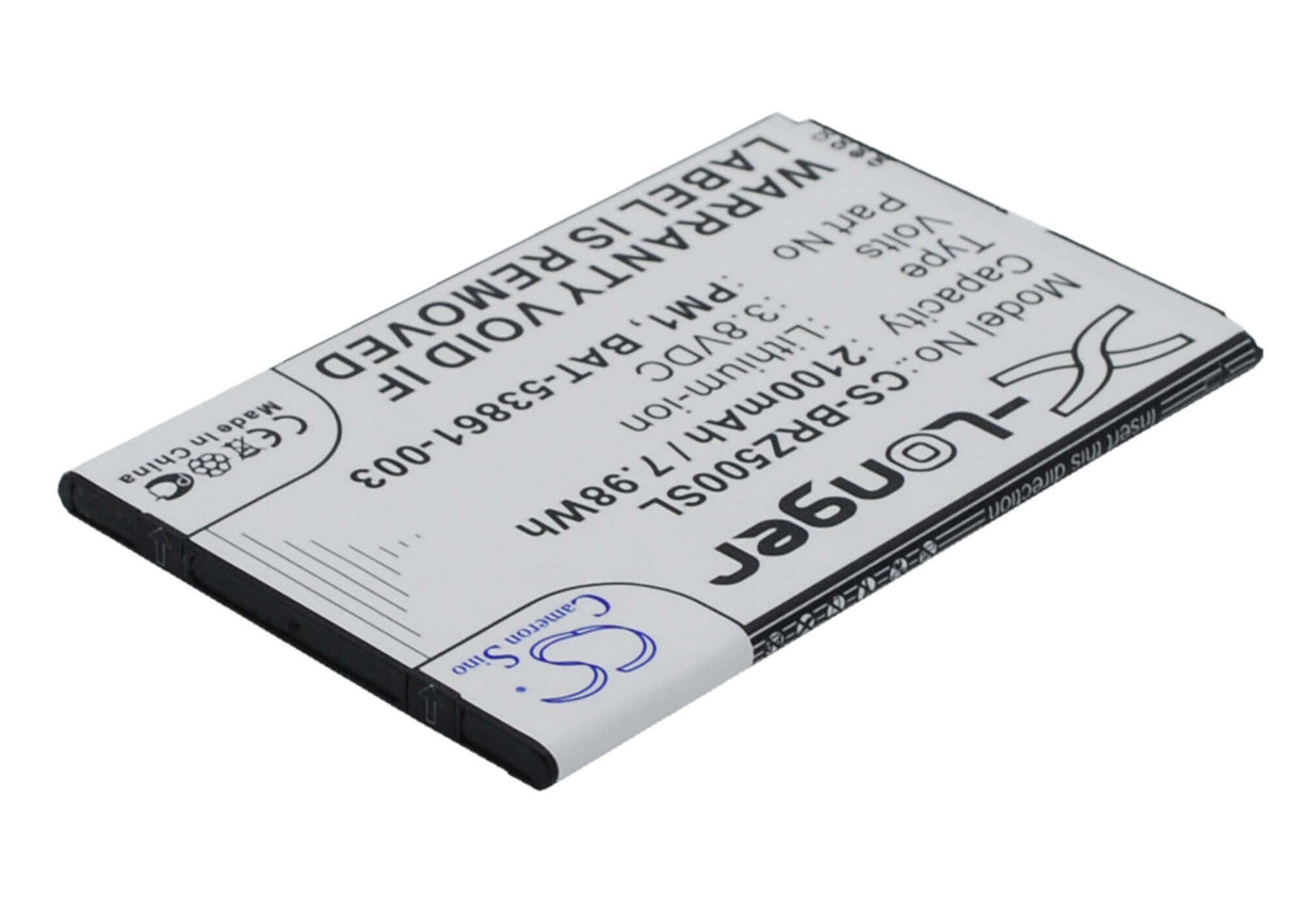 3.8V, Li-ion, 2100mAh, SmartPhone battery fits Blackberry, Bat-53861-003, Z5, 7.98Wh Mobile, SmartPhone Cameron Sino Technology Limited (Smartphone)