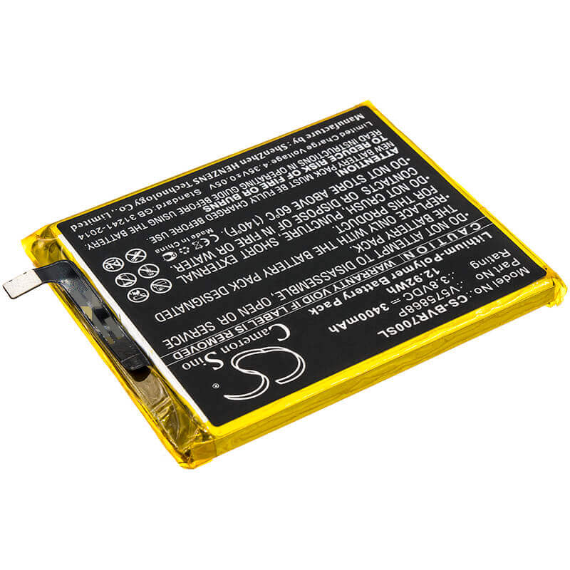 3.8V, Li-Polymer, 3400mAh, SmartPhone battery fits Blackview, V575868p, Bv7000, 12.92Wh Mobile, SmartPhone Cameron Sino Technology Limited (Smartphone)