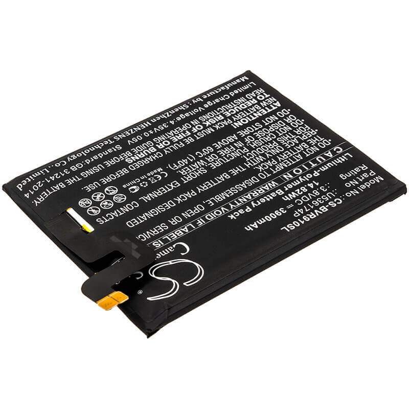 3.8V, Li-Polymer, 3900mAh, SmartPhone battery fits Blackview, U536174p, Bv9000 Pro, 14.82Wh Mobile, SmartPhone Cameron Sino Technology Limited (Smartphone)