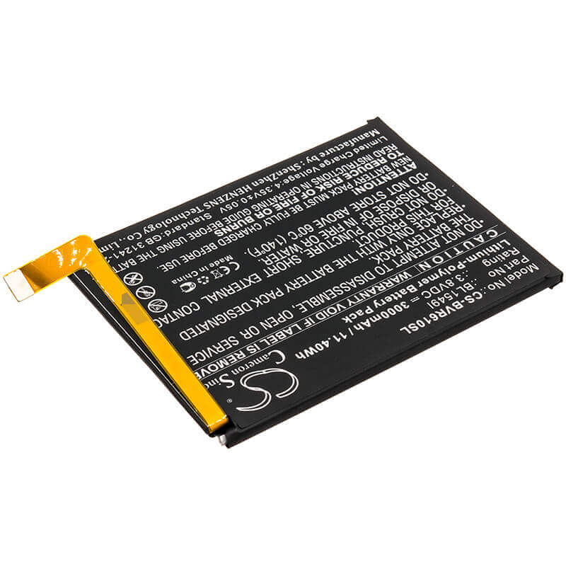 3.8V, Li-Polymer, 3000mAh, SmartPhone battery fits Blackview, Bl1549i, R6, 11.4Wh Mobile, SmartPhone Cameron Sino Technology Limited (Smartphone)