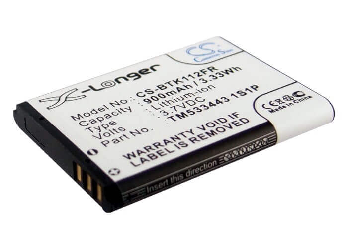 3.7V, Li-ion, 900mAh, Car Speaker battery fits Flextone, Blaupunkt, Callstel, Tm533443 1s1p, Bt Drive Free 111, Bt Drive Free 112, 3.33Wh Car Speaker Cameron Sino Technology Limited