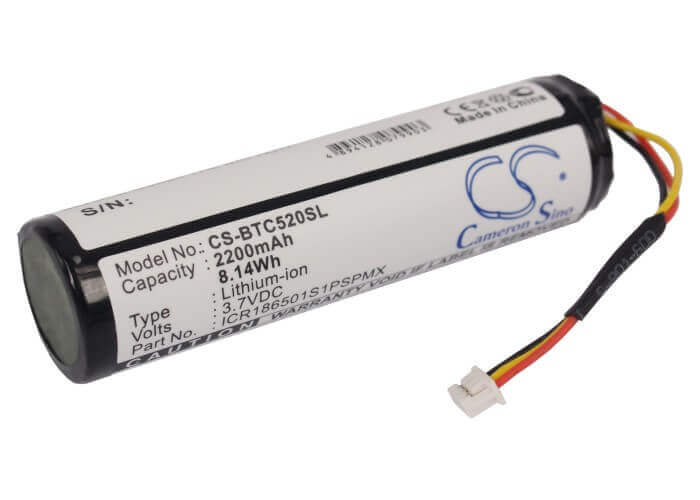 3,7V, Li-ion, 2200mAh, batterie GPS compatible avec Blaupunkt, 7612201334, Lucca 5.2, Travelpilot Lucca, 8.14Wh GPS, Navigator Cameron Sino Technology Limited